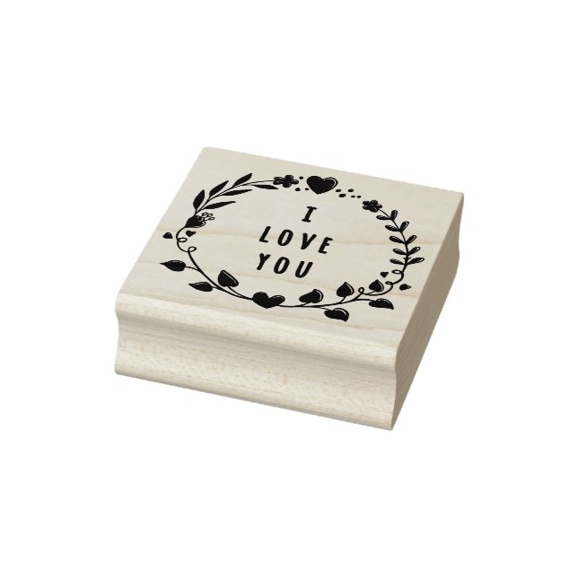 I Love You Rubber Stamp (Stamp)