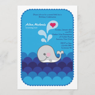 I Love You Said The Whale Invitation