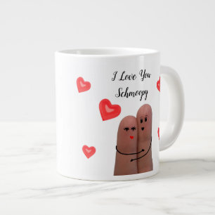 I Love You Schmoopy Valentine's Jumbo Mug