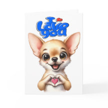I LOVE YOU - See Inside . Card