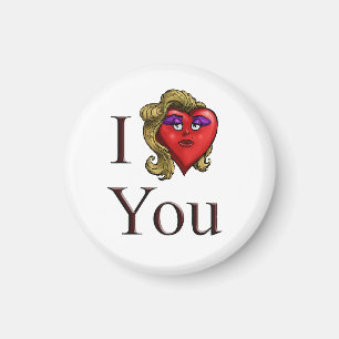 I Love You Shes Heart Magnet