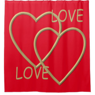 I Love you Shower Curtain