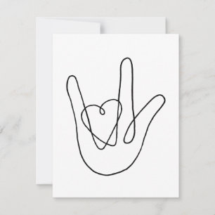 I love you Sign