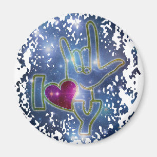 I LOVE YOU / sign language Magnet