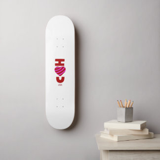 I Love You Skateboard