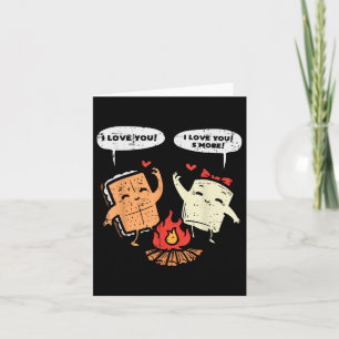 I Love You Smore Funny Camping Couple Camper Men W Card