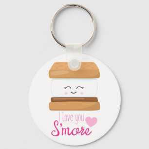I Love You Smore Key Ring