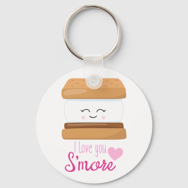 I Love You Smore Key Ring (Front)