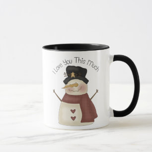 I love you snow much mug