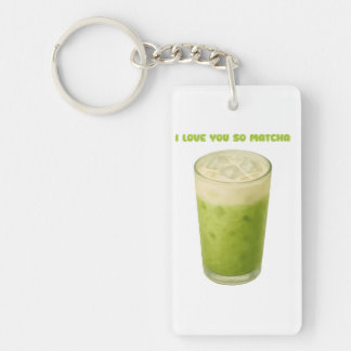 I LOVE YOU SO MATCHA, MATCHA GREEN TEA LOVE KEY RING