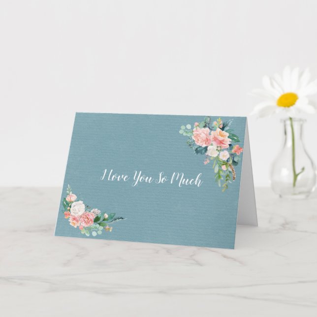 I Love You So Much Card (Small Plant)