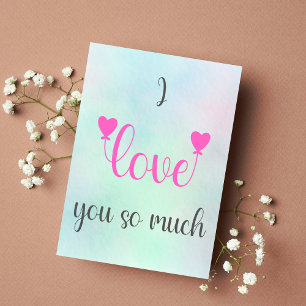 I Love You So Much Card