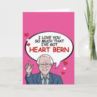 I love you so much I've got Heart Bern
