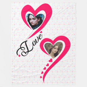 I love you so much my love fleece blanket