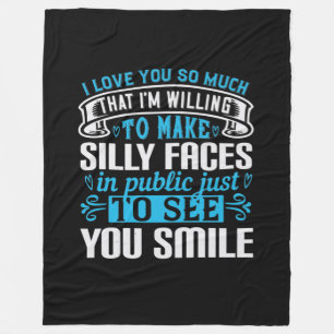 I Love You So Much That I’M Willing To-01.Png Fleece Blanket