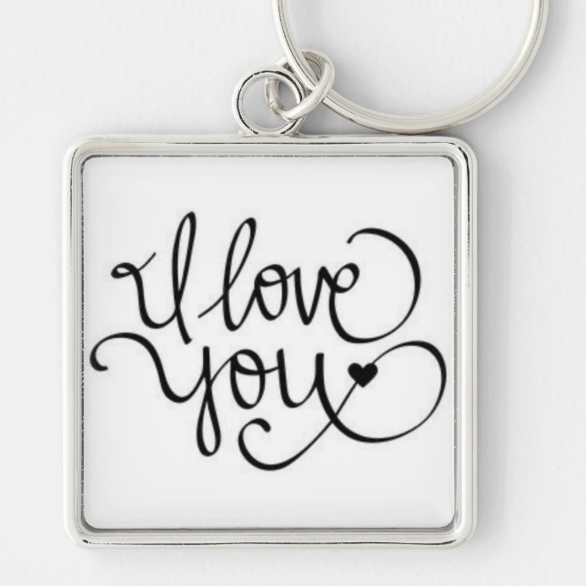 **I LOVE YOU** SPECIAL FOR HIM/HER  KEYCHAIN (Front)