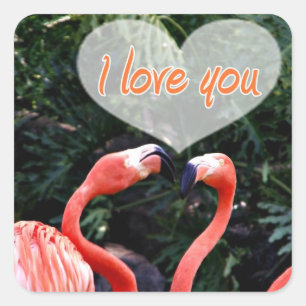 I Love You_ Square Sticker