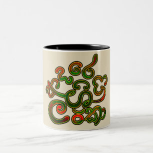 I love you, Sri Lanka Two-Tone Coffee Mug