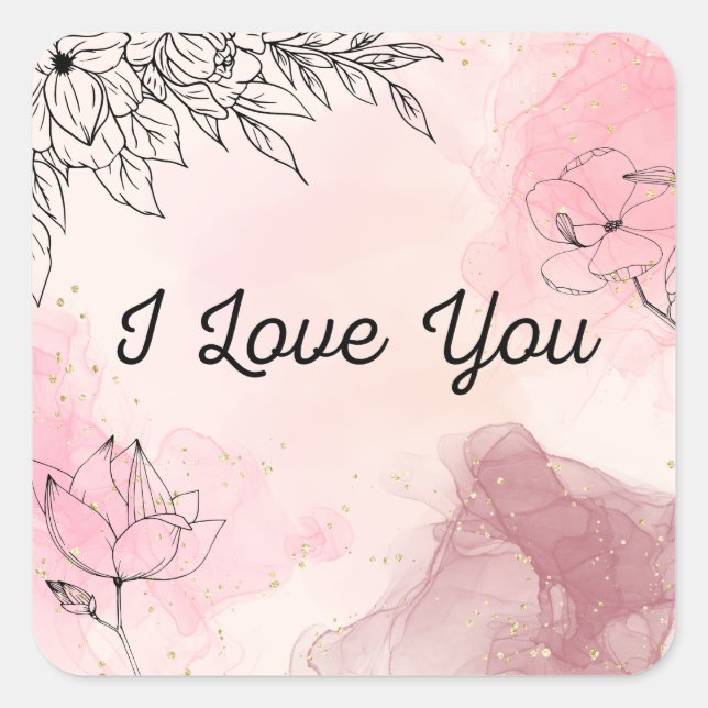 I love you sticker (Front)