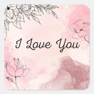 I love you sticker