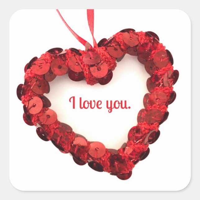 I love you stickers (Front)