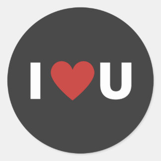 I Love You Stickers
