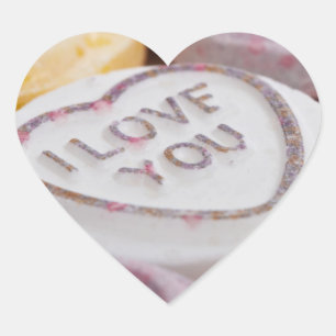 "I Love You" stickers