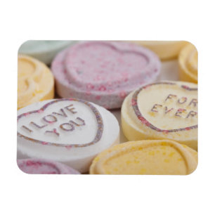 I Love You Sweet Candy Valentine Hearts Magnet