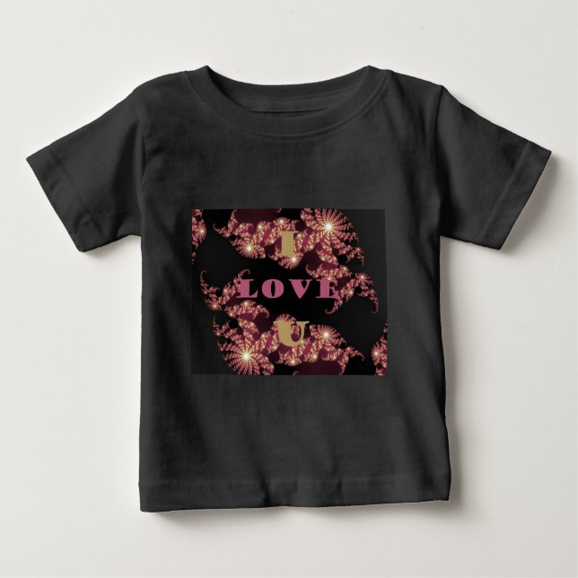 I Love You Sweetheart Baby T-Shirt (Front)