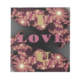 I Love You Sweetheart Notepad