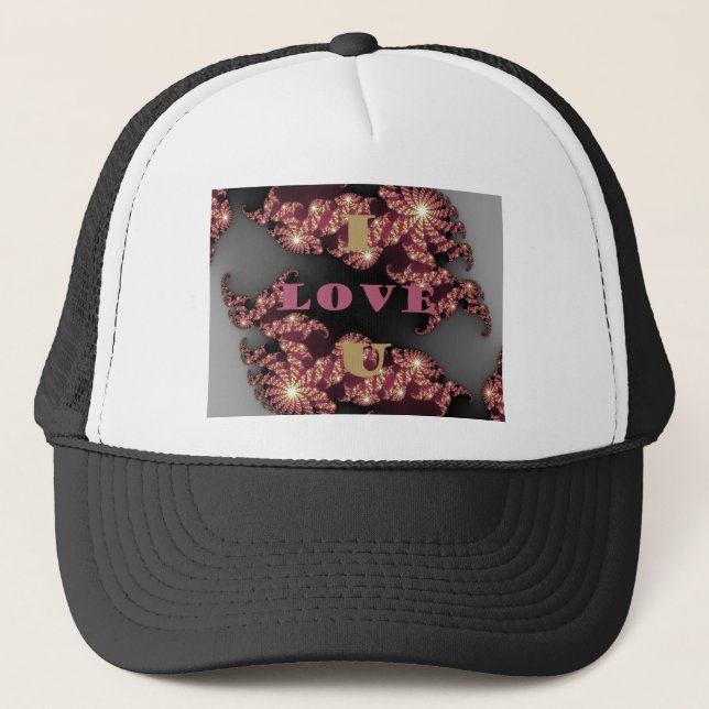 I Love You Sweetheart Trucker Hat (Front)