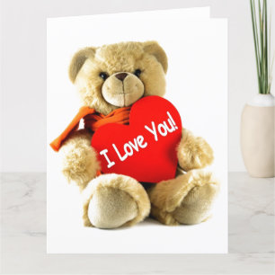 I love you, teddy love, by healing love by healing card