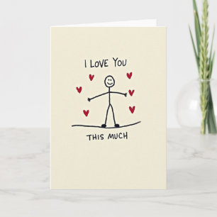 I Love You This Much Card
