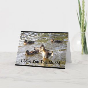 I Love You This Much Father's Day Card