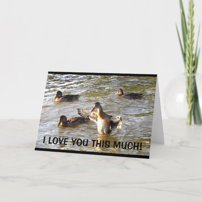 I Love You This Much Happy Mother's Day Card (Front)