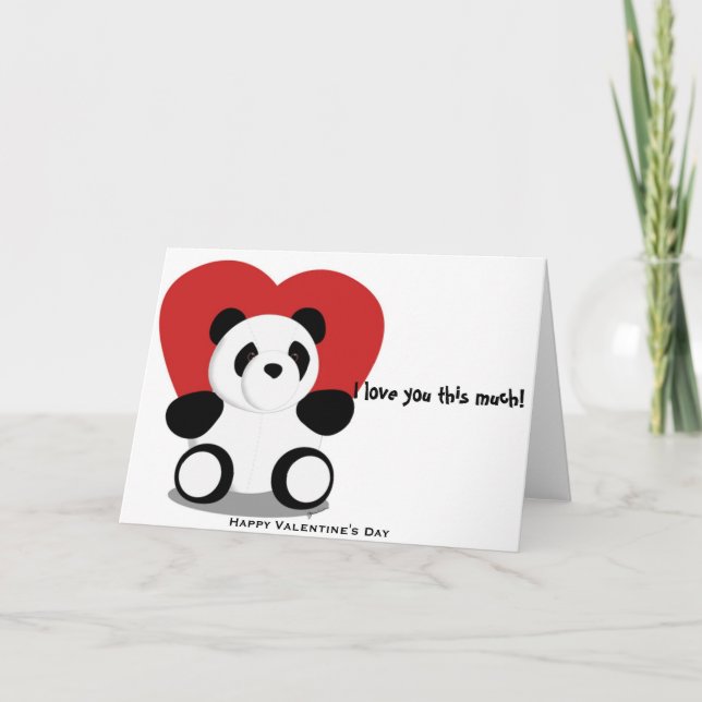 I love you this much holiday card (Front)