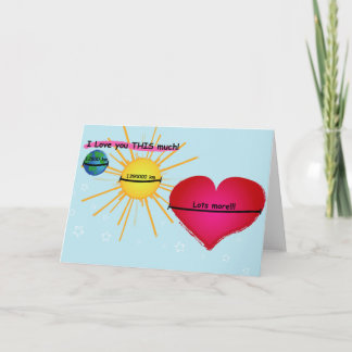 I love you THIS much! V2 Card