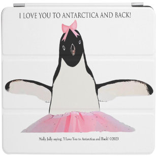 I Love You to Antarctica and Back! Spiral Notebook iPad Air Cover