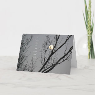 I love you to the moon and back, blank inside card