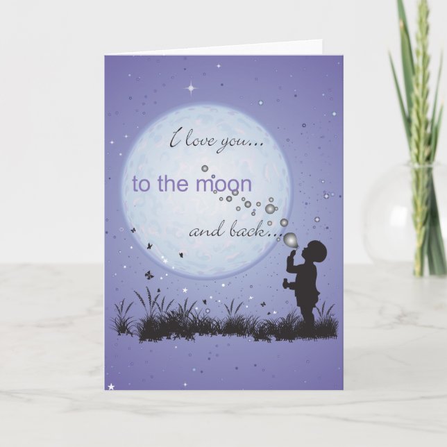 I Love You to the Moon and Back-Cards Postcards (Front)
