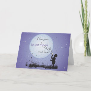 I Love You to the Moon and Back-Cards Postcards