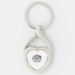 I Love You To The Moon And Back Classic Minimal De Key Ring