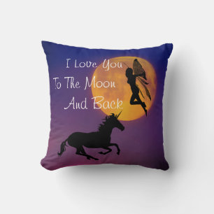 I Love You To the Moon And Back Cushion