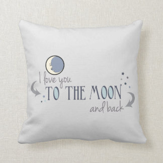 I Love You to the Moon and Back Cushion