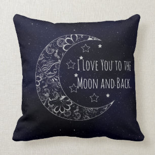 I Love You To The Moon and Back Cushion