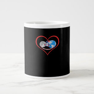 I Love You To The Moon And Back Genuine Love Style Large Coffee Mug