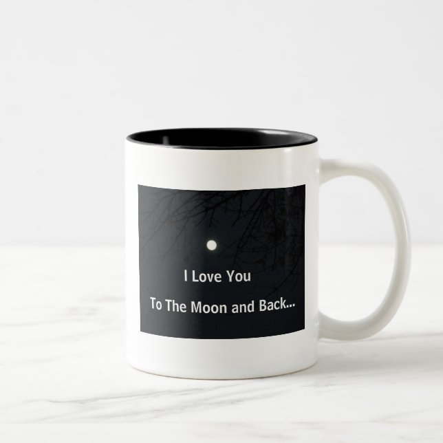 I Love You To The Moon and Back Gift Mug (Right)