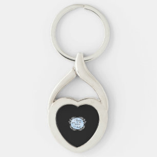 I Love You To The Moon And Back Heartfelt Design  Key Ring