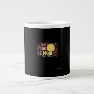 I Love You To The Moon And Back Heartfelt Style  Large Coffee Mug