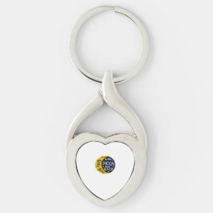 I Love You To The Moon And Back Minimal Refined De Key Ring